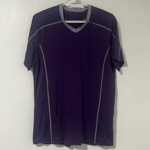 lululemon athletica Men's Purple Short Sleeve Tee